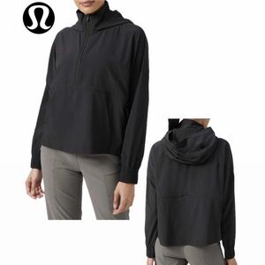 NWOT! LULULEMON 🍋 Women’s All Day Breeze Pullover Hoodie Black Size 6